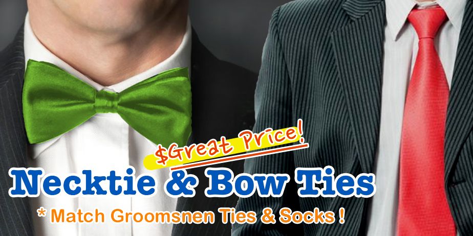 bow ties and neckties for wedding