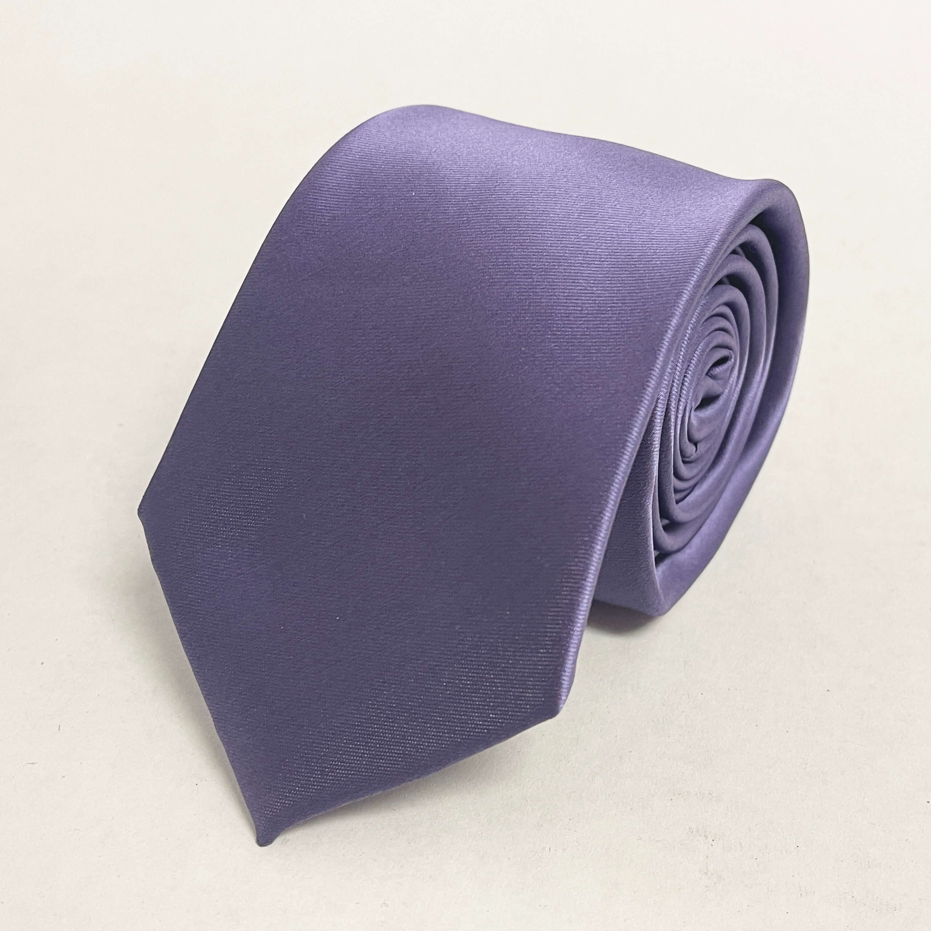 Lavender Light Purple Groomsmen Gift Men's Necktie