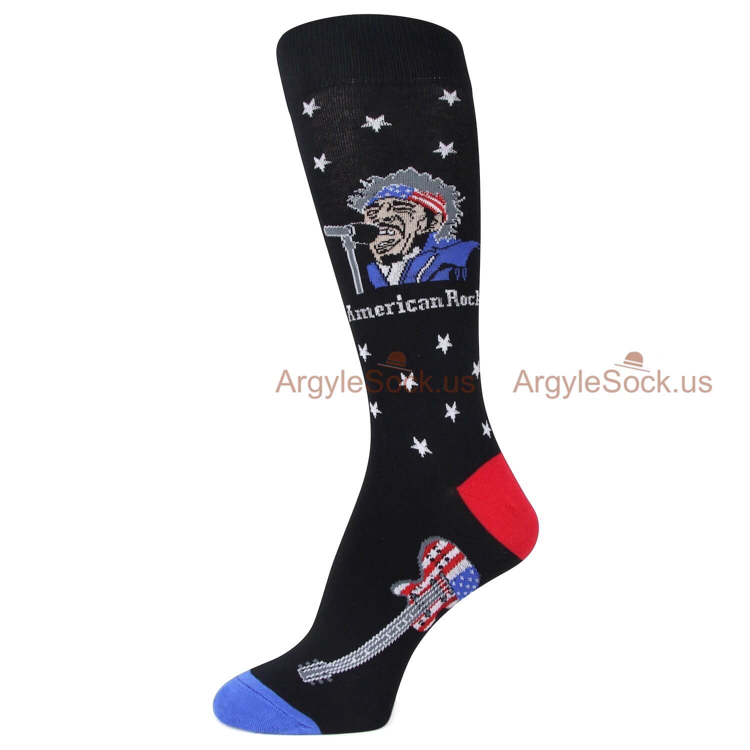 American Rock Band Themed Socks
