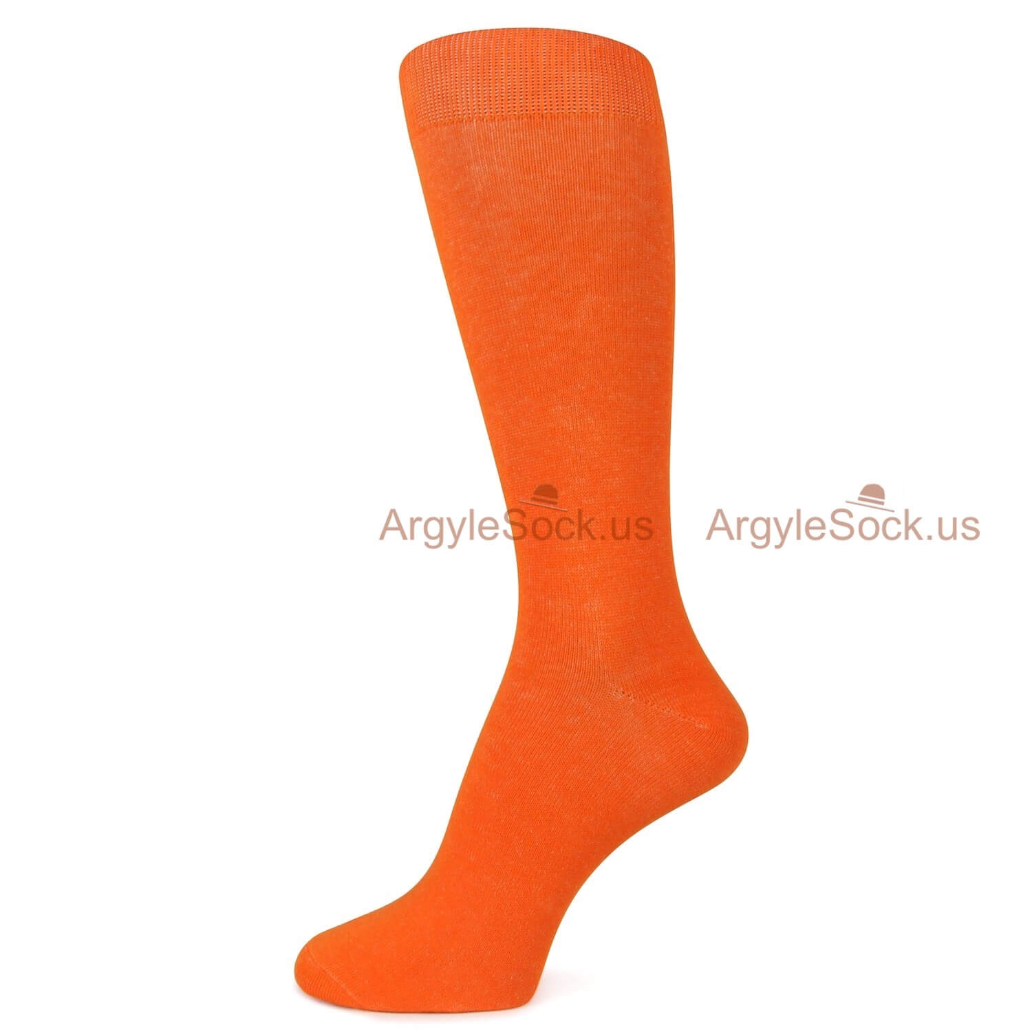Dark Orange Colored Socks for Men