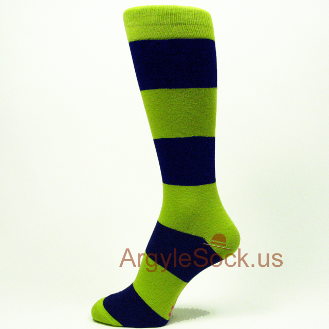 mens lime green socks