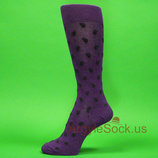 Purple Man's Cool Dress Socks