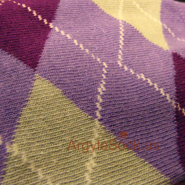 lavender gray grey purple men argyle sock