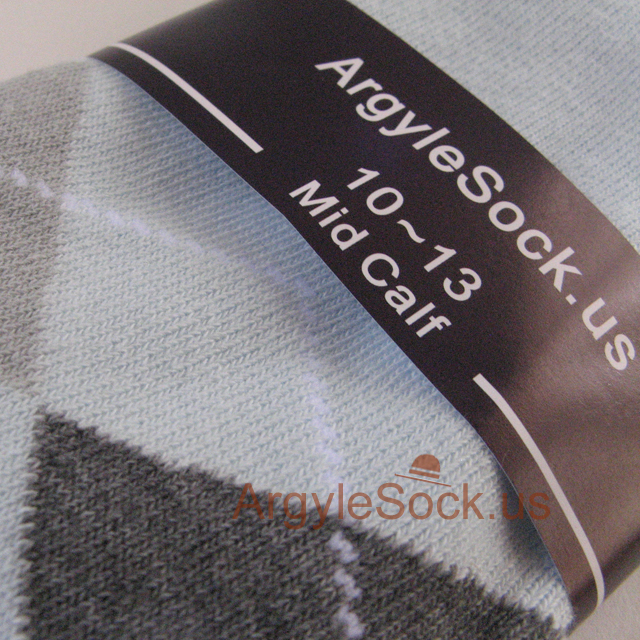 light blue charcoal gray grey argyle socks for men from karin's socks