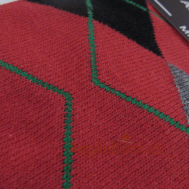 red and green argyle socks for men from karin's sock