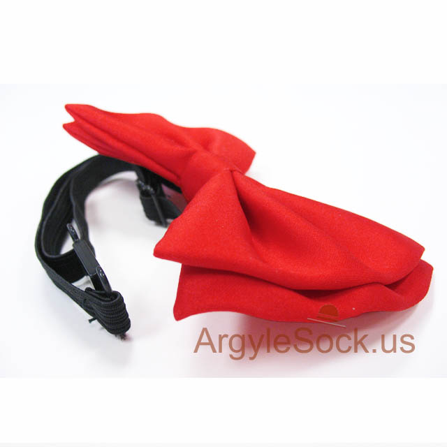 red bow tie for man