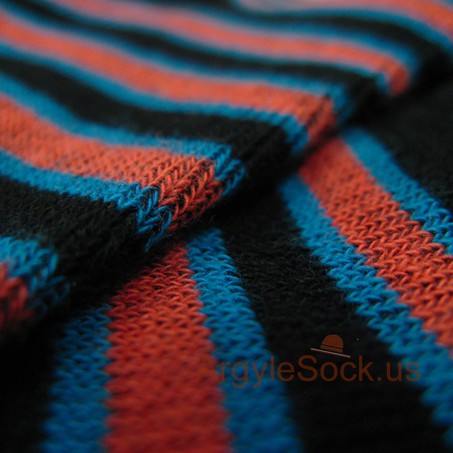 black chinese red%20teal mens striped mens sock