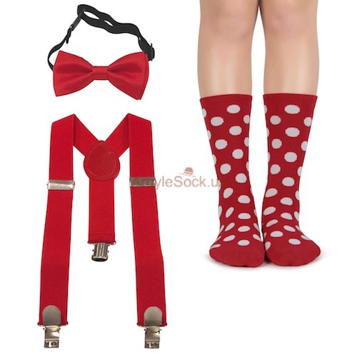 MA062J-red-white-kids-socks