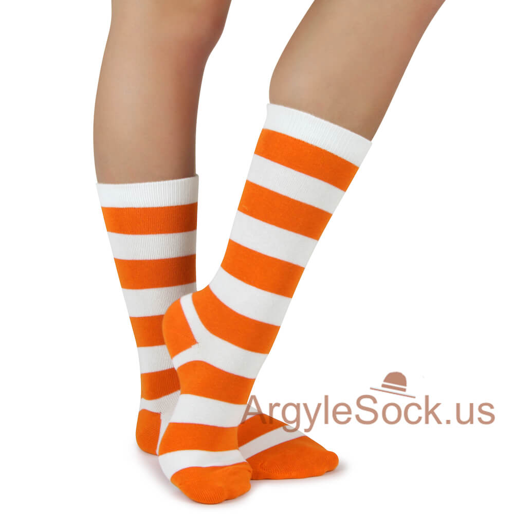 MA127J-orange-white-striped-junior-sock