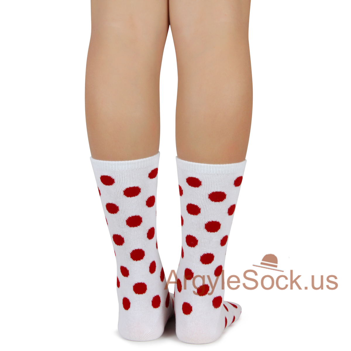 MA177J-white-red-dots-kids-sock