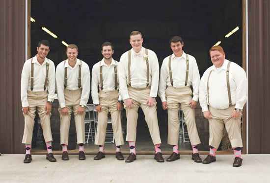pink gray navy groomsmen socks
