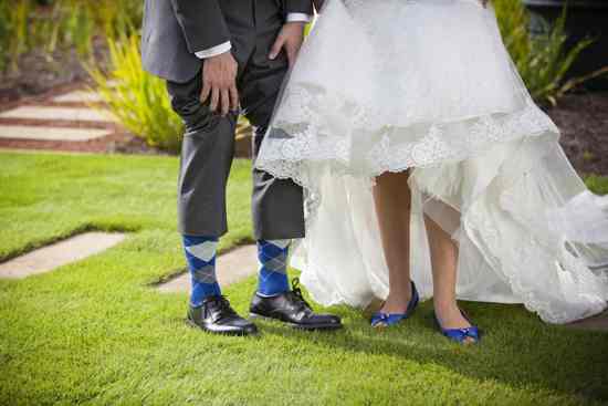 blue gray groomsmen socks