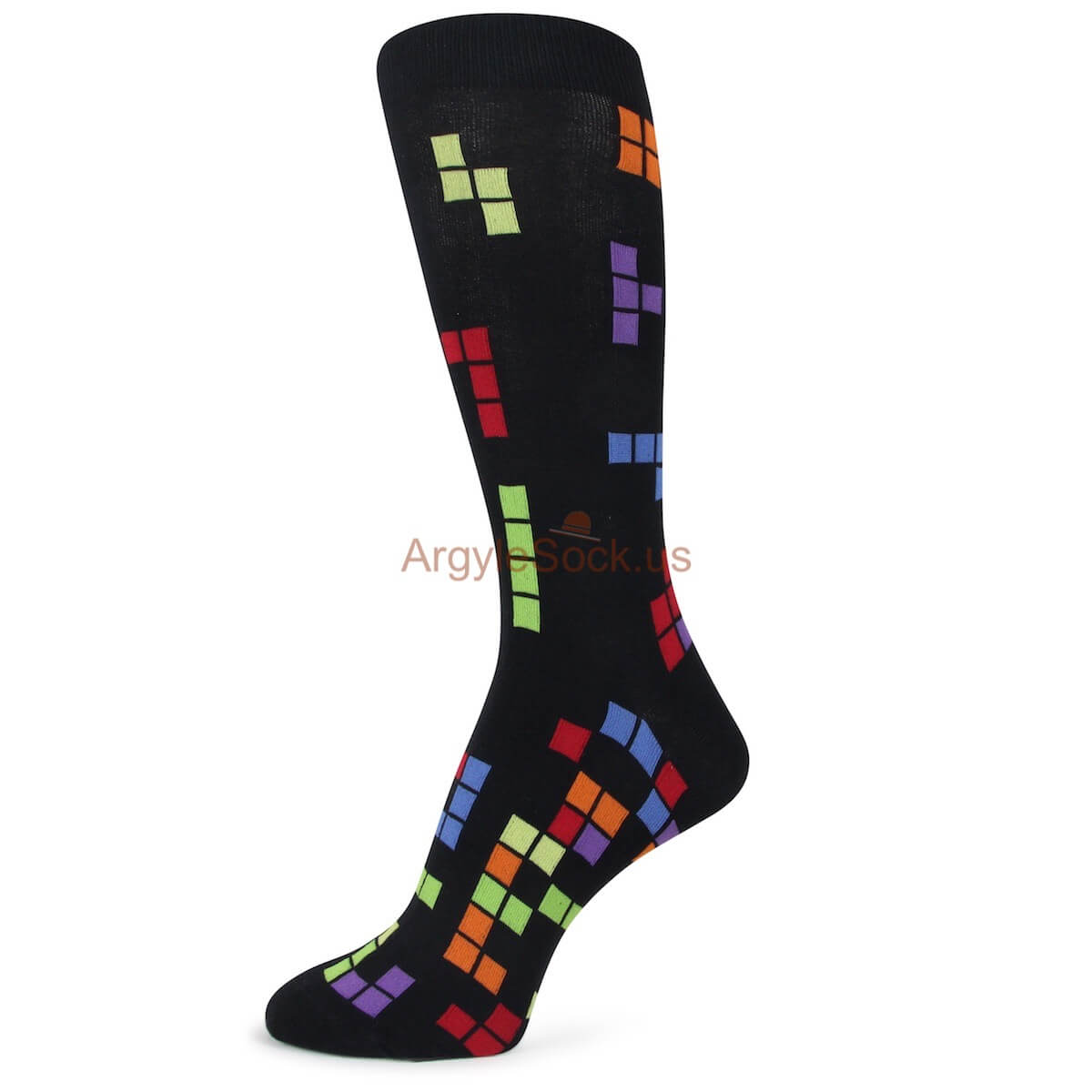 Tetris Inspired Mens Socks