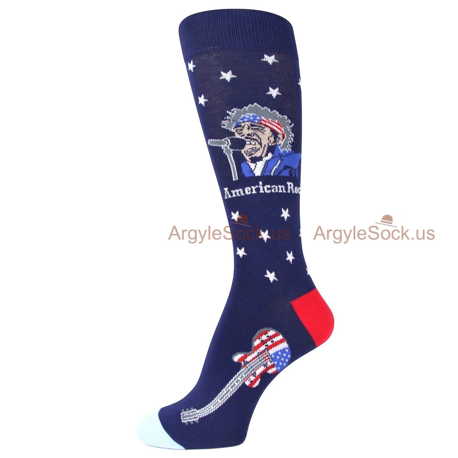 American Rock Band Themed Socks For Men