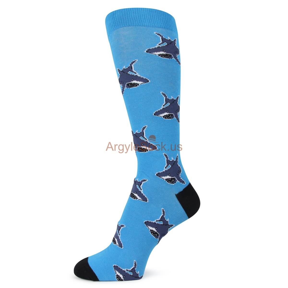 Great White Shark Themed Socks for Men