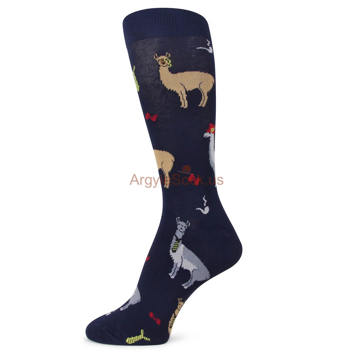 Lama Themed Socks for Men