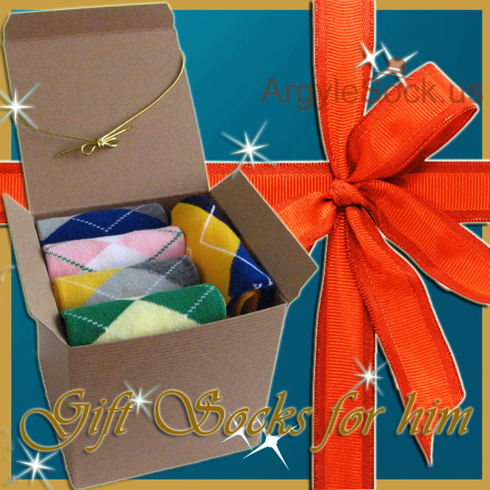 Gift Idea Dress Socks Present Box for Husband Fiance Boyfriend F