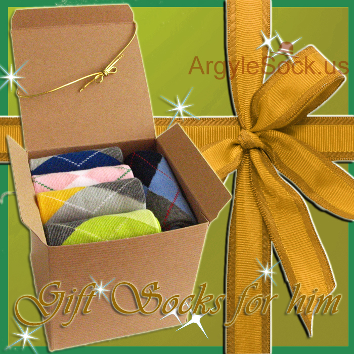 Gift Present Idea Dress Socks for Husband Fiance Boyfriend Box I