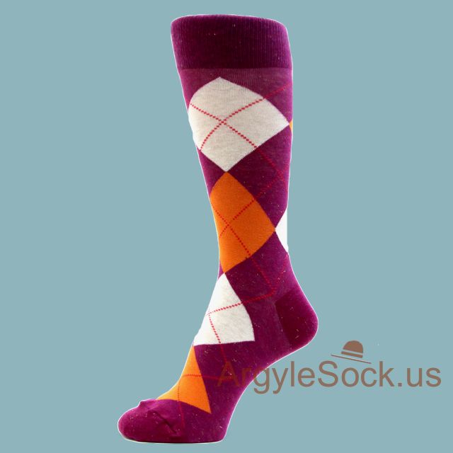 maroon dress socks